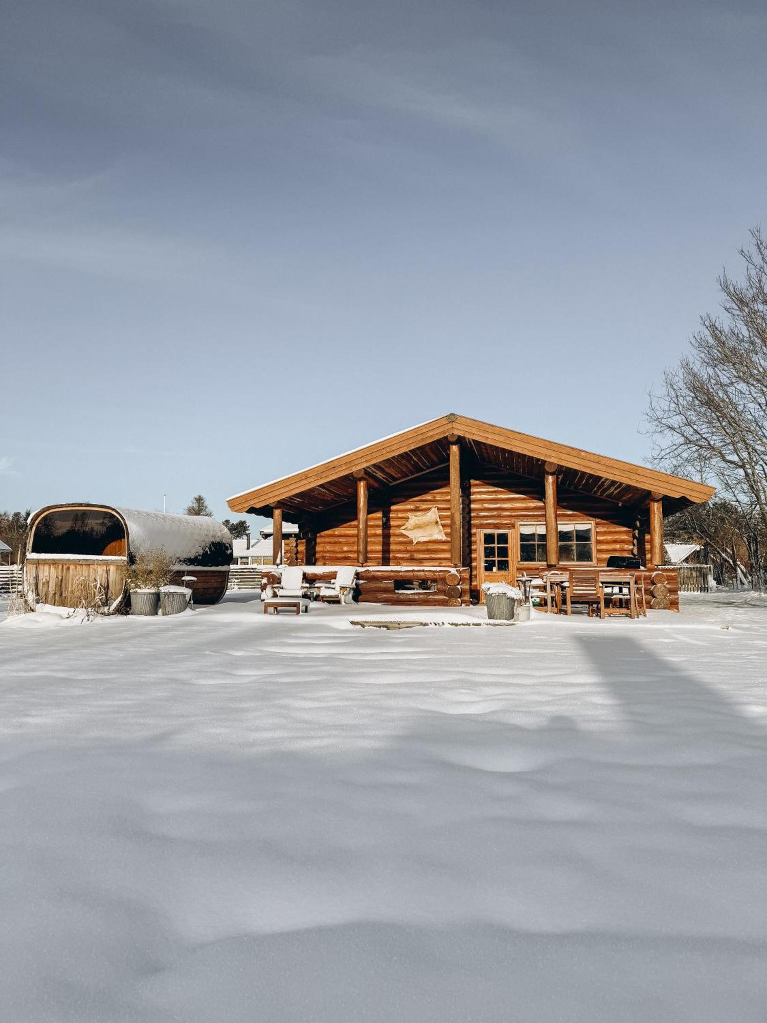 Fjordhygge - Authentic Wood Log Cabin Summerhouse Near Water, Fjord And Forest Jægerspris المظهر الخارجي الصورة