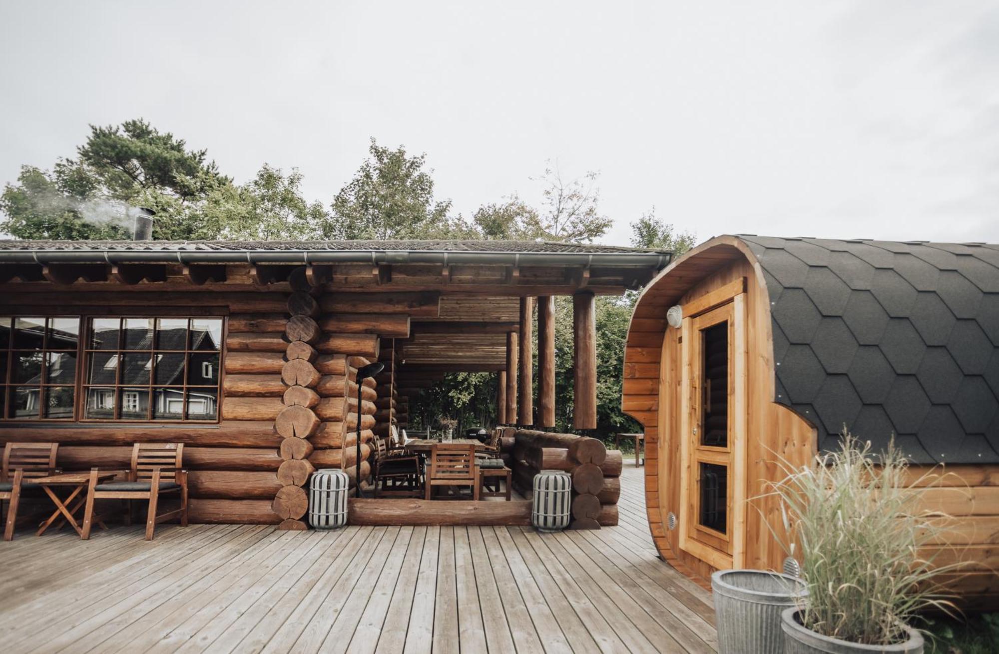 Fjordhygge - Authentic Wood Log Cabin Summerhouse Near Water, Fjord And Forest Jægerspris المظهر الخارجي الصورة